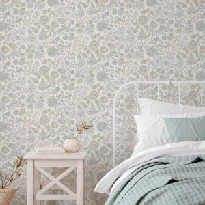 Blue and Green Southern Trail Peel & Stick Wallpaper