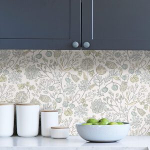 Blue and Green Southern Trail Peel & Stick Wallpaper