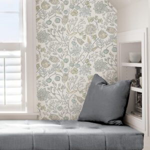 Blue and Green Southern Trail Peel & Stick Wallpaper