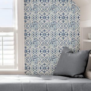 Blue Landondale Peel & Stick Wallpaper