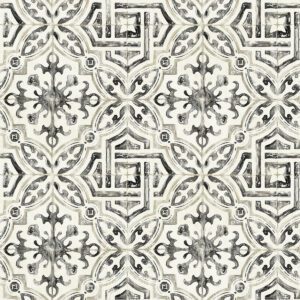 Black Landondale Peel & Stick Wallpaper