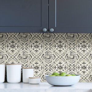 Black Landondale Peel & Stick Wallpaper