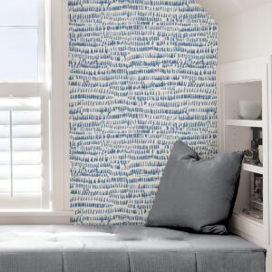 Blue Kylver Peel & Stick Wallpaper