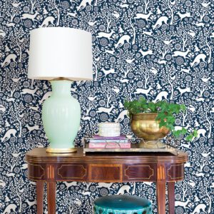Navy Merriment Peel & Stick Wallpaper