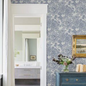 Blue Sudbury Peel & Stick Wallpaper