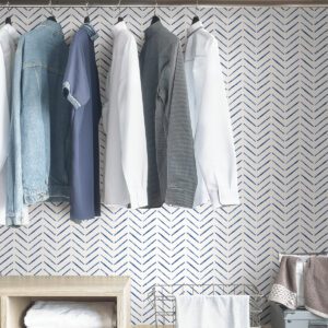 Indigo Holden Peel & Stick Wallpaper