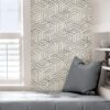 0058711 embark on a stylish decorating journey with this geometric peel and stick wallpaper its black and wh.jpeg