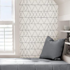 Grey Harris Peel & Stick Wallpaper