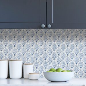 Blue Manila Peel & Stick Wallpaper