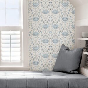 Blue Shellby Peel & Stick Wallpaper
