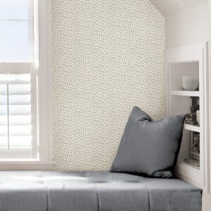 Grey Daphne Peel & Stick Wallpaper