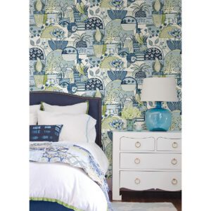 Blue Avriel Peel and Stick Wallpaper