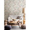 0060567 teal peach naupaka peel and stick wallpaper.jpeg