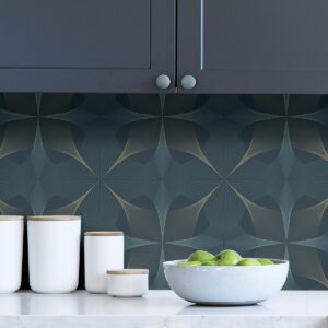 Blue Intuition Peel & Stick Wallpaper