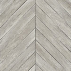 Wildwood Ash Chevron Peel and Stick Wallpaper