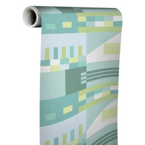 Multi Cool Kiki Shapes Peel and Stick Wallpaper