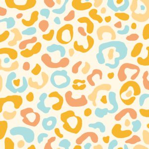 Multi Warm Leopard Spots Peel and Stick Wallpaper