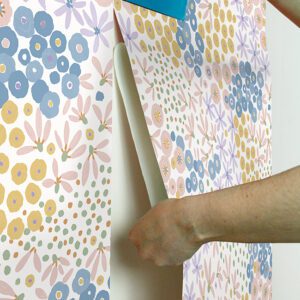 Floral Bunch Multi Bright Peel and Stick Wallpaper