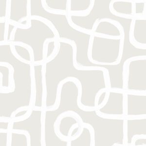 Cream Niko Peel and Stick Wallpaper