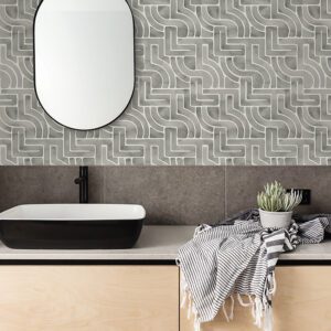 Grey Blythe Peel and Stick Wallpaper