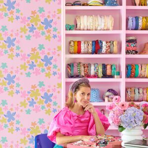 LeLe Lillies Multi Peel and Stick Wallpaper