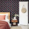 0085956 navy pink poppy field peel and stick wallpaper.jpeg