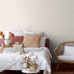Pink Saraya Peel and Stick Wallpaper