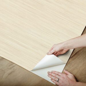 Cashmere Classic Faux Grasscloth Peel and Stick Wallpaper