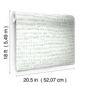 Seafoam Kylver Peel and Stick Wallpaper