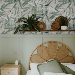 Jade Bali Bamboo Peel and Stick Wallpaper