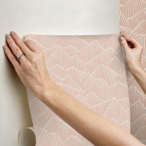 Clay Ridge & Valley Peel and Stick Wallpaper