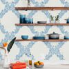0087653 sky blue wreath peel and stick wallpaper.jpeg