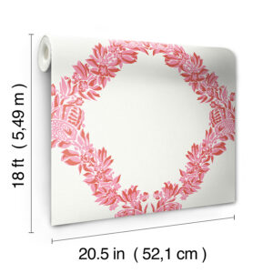 Valentino Wreath Peel and Stick Wallpaper