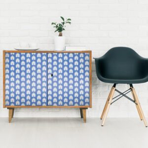 Azure Fleur Peel and Stick Wallpaper