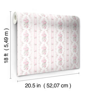 Pink Parfait Dreamy Days Peel and Stick Wallpaper
