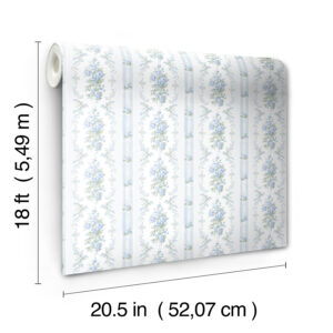 Sweet Blue Dreamy Days Peel and Stick Wallpaper