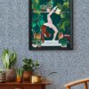 0093600 soul indigo animal print wallpaper