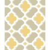 0021384 lido mustard quatrefoil wallpaper