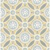 0021447 maya yellow medallion wallpaper