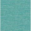0021462 exhale teal faux grasscloth wallpaper