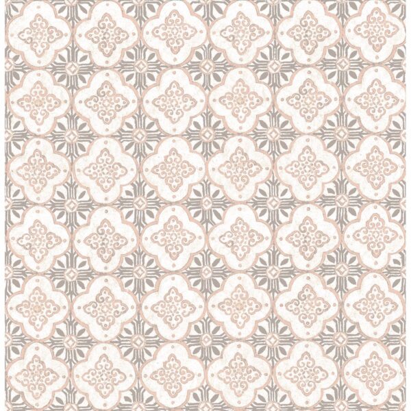 0037125 geo pink quatrefoil