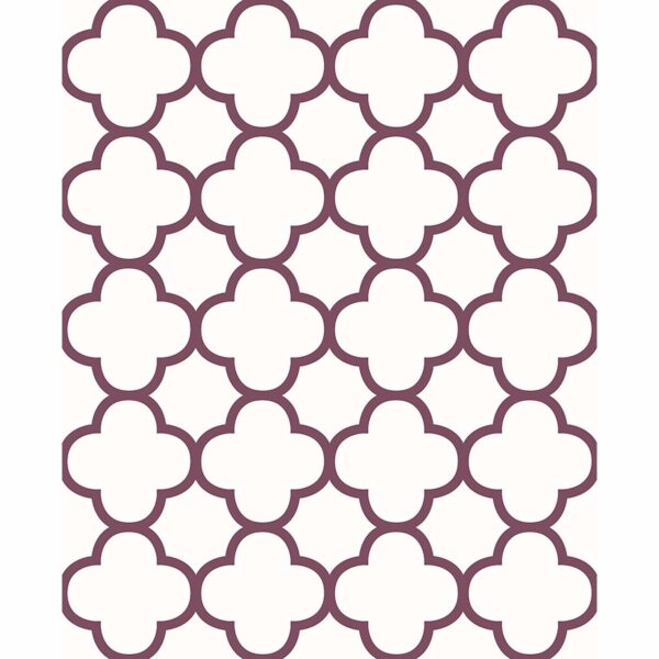 0037181 origin burgundy quatrefoil