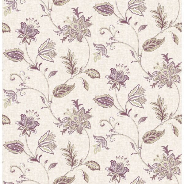 0037281 georgette burgundy jacobean