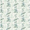 0037289 charlise teal floral stripe