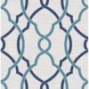 0037434 sausalito navy lattice