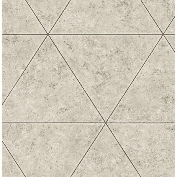 0037614 polished concrete off white geometric wallpaper