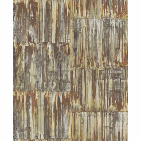 0037637 patina panels copper metal wallpaper