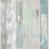 0037670 deena turquoise distressed wood wallpaper