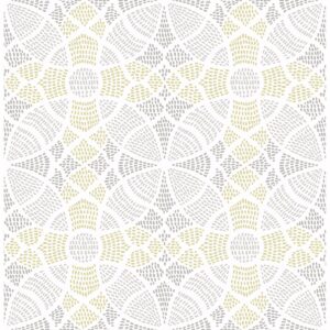 0037765 zazen yellow geometric wallpaper