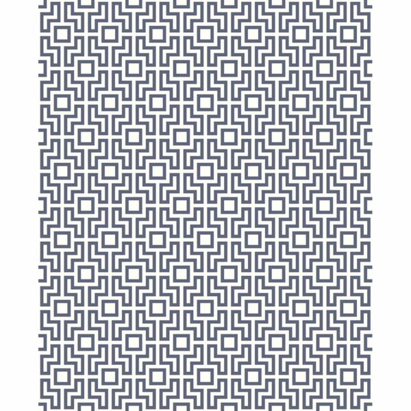 0037820 boxwood blue geometric wallpaper